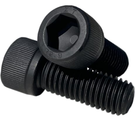 Винт ZAMETAL М10x65 мм, 12.9, цилиндрическая головка, внутренний шестигранник, DIN 912, 100 шт. ZA104181