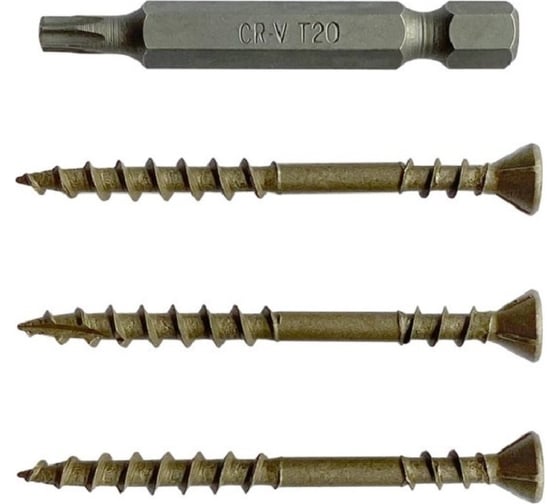 Саморезы Camo PREMIUM DECKING SCREW PROTECH 41x4.5 мм, C4, T20, 1750 шт. 0368309