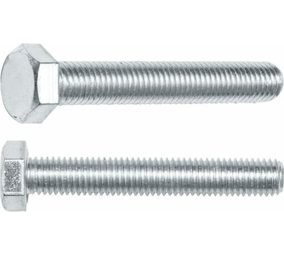 Шестигранный болт STARFIX М6x20 мм, цинк, класс прочности 8.8, DIN 933, 5 кг SM-70587-5 1