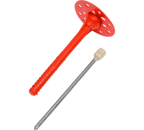 Дюбель для теплоизоляции STARFIX 10x120 мм, с металлическим гвоздем, термоголовка, 20 шт. SMC6-54110-20