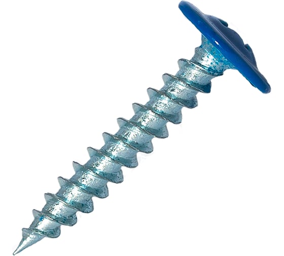 Саморез c пресс-шайбой HARDWEX ТМ HWX1-SP-4.2x25 мм, RAL 5005, 500 шт. 2500000001437 1