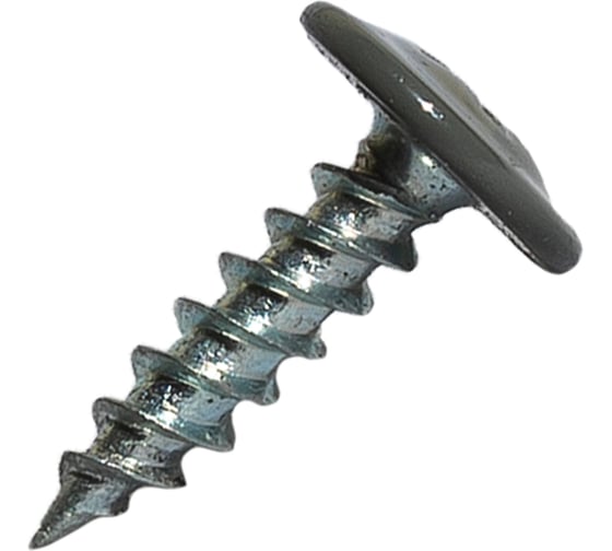 Саморез c пресс-шайбой HARDWEX ТМ HWX1-SP-4.2x16 мм, RAL 7005, 1000 шт. 2500000024306 1