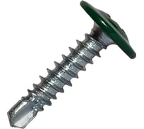 Саморез c пресс-шайбой HARDWEX ТМ HWX2-T-P5-4.2x19 мм, RAL 6005, 1000 шт. 2500000000676