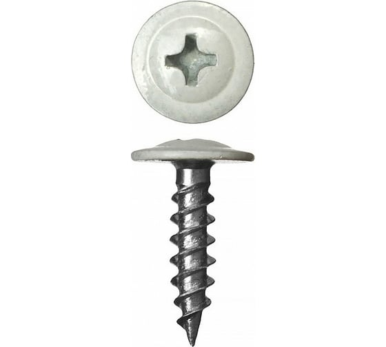 Саморез c пресс-шайбой HARDWEX ТМ HWX1-SP-4.2x25 мм, RAL 9003, 500 шт. 2500000001314