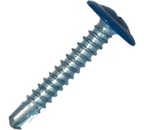 Саморез c пресс-шайбой HARDWEX ТМ HWX2-T-P5-4.2x25 мм, RAL 5005, 500 шт. 2500000001536