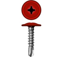 Саморез c пресс-шайбой HARDWEX ТМ HWX2-T-P5-4.2x13 мм, RAL 3020, 1000 шт. 3000000000212