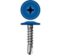 Саморез c пресс-шайбой HARDWEX ТМ HWX2-T-P5-4.2x13 мм, RAL 5005, 1000 шт. 3000000000236