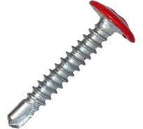 Саморез c пресс-шайбой HARDWEX ТМ HWX2-T-P5-4.2x25 мм, RAL 3020, 500 шт. 2500000001512