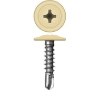 Саморез c пресс-шайбой HARDWEX ТМ HWX2-T-P5-4.2x25 мм, RAL 1014, 500 шт. 2500000001253