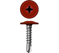 Саморез c пресс-шайбой HARDWEX ТМ HWX2-T-P5-4.2x16 мм, RAL 3011, 1000 шт. 2500000001062