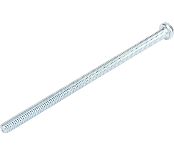 Винт с полусферической головкой STARFIX М4x80 мм, цинк, 5.8, DIN 7985, 10 шт. SMZ1-52242-10