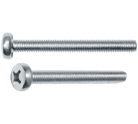 Винт с полусферической головкой STARFIX М8x40 мм, цинк, 5.8, DIN 7985, 150 шт. SMC3-56202-150