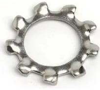 Пружинная шайба ЦКИ DIN 6797 A, М3 зубчатая, Ц, 100 шт. 23740