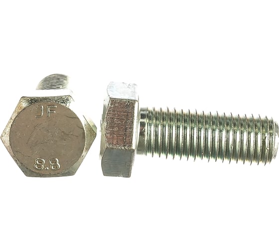 Болт с шестигранной головкой DIN 933 оцинкованный (M16x40 мм; 50 шт.) Kraftool 303074-16-040