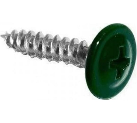 Саморез Невский Крепеж ШСММ 4,2x13 RAL6005 зеленый мох, 25 шт. 830752 1