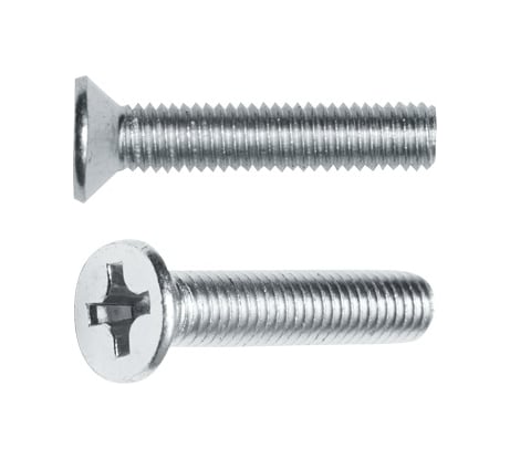 Винт STARFIX потайная головка, М4x20 мм, цинк, класс прочности 5.8, DIN 965, 1000 шт. SMC2-46826-1000