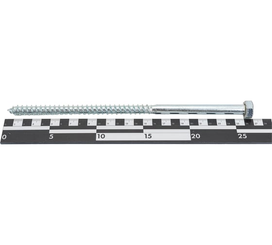 Шестигранный шуруп STARFIX 12x260 мм, цинк, DIN 571, SMP-65931-1