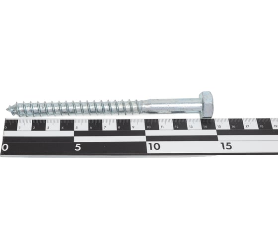 Шестигранный шуруп STARFIX 12x140 мм, цинк, DIN 571, SMP-65811-1