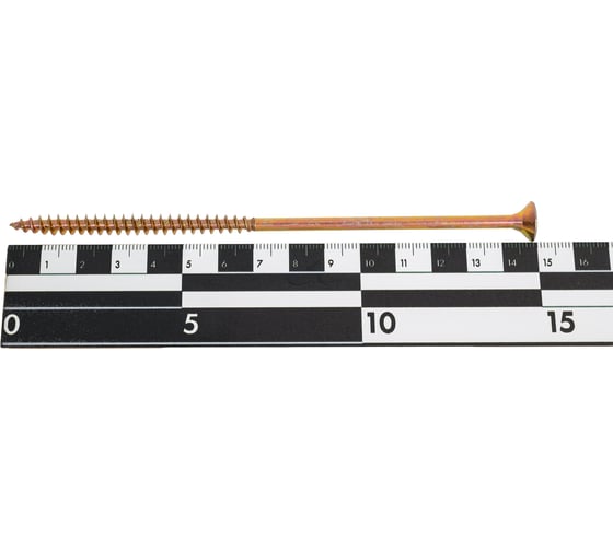 Универсальный шуруп STARFIX 6,0x150 мм, желтый цинк, 100 шт. SMC3-81530-100