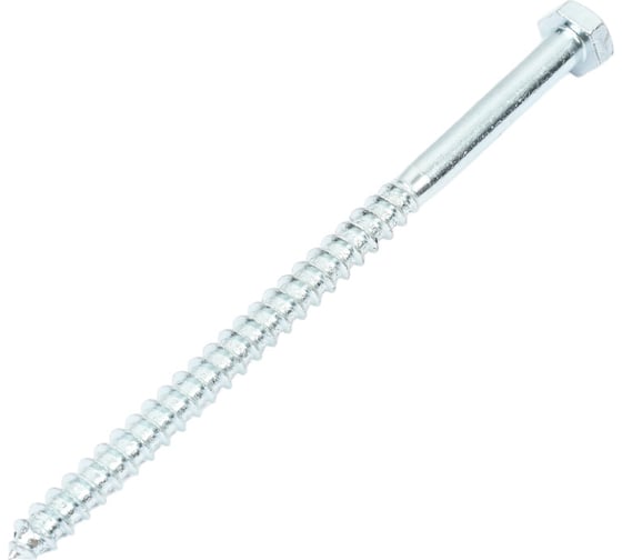 Шестигранный шуруп STARFIX 8x140 мм, цинк, DIN 571, 2 шт. SMZ3-61811-2 1