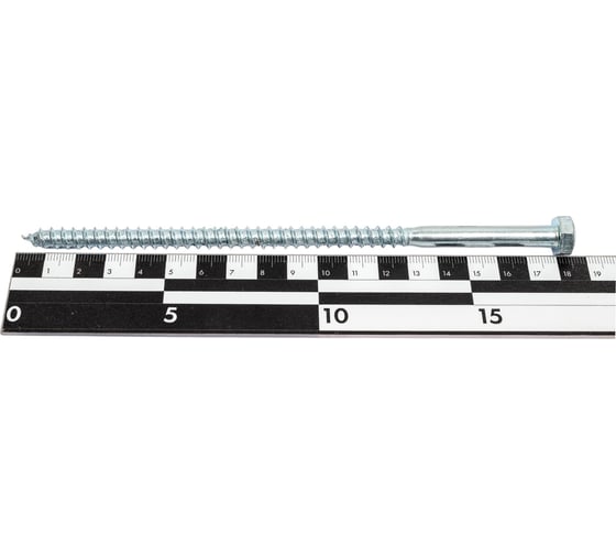 Шестигранный шуруп STARFIX 8x180 мм, цинк, DIN 571, SMP-61851-1