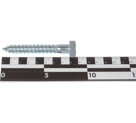 Шестигранный шуруп STARFIX 12x80 мм, цинк, DIN 571, SMP-65751-1