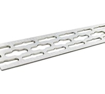 Монтажная сантехническая шина Хоммет оцинкованная, 2000x50x3 мм MSS02