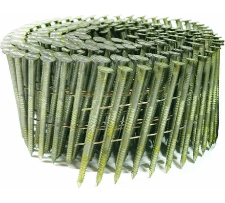 Барабанные гвозди Кордленд 250 шт. Ø 3,1 мм, длина 60 мм, Ø шляпки 7 мм, ершеные GVB-00037.1