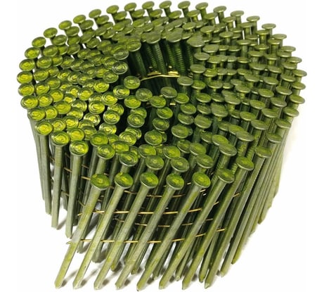 Барабанные гвозди Кордленд 180 шт. Ø 3,4 мм, длина 120 мм, Ø шляпки 8 мм, гладкие GVB-00049.1