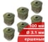 Барабанные гвозди Кордленд 1500 шт. (6 кассет по 250 шт.) Ø 3,1 мм, длина 100 мм, Ø шляпки 7 мм, ершеные GVB-00034.6 2