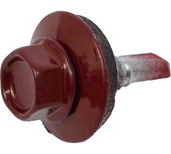 Саморез Невский Крепеж КР RAL 3005 винно-красный, св., 5,5x19, 32 шт. 931420