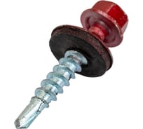 Саморез Невский Крепеж КР RAL 3011 темно-красный, св., 4,8x28, 30 шт. 931408