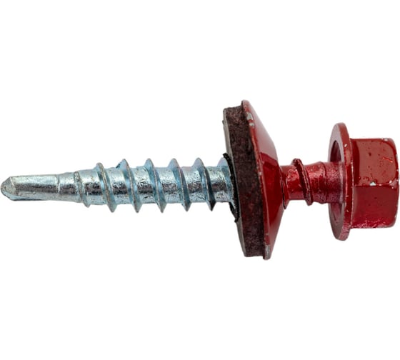 Саморез Невский Крепеж КР RAL 3011 темно-красный, св., 4,8x28, 30 шт. 931408