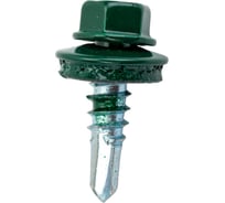 Саморез Невский Крепеж КР RAL 6005 зеленый мох, св., 5,5x19, 32 шт. 931421