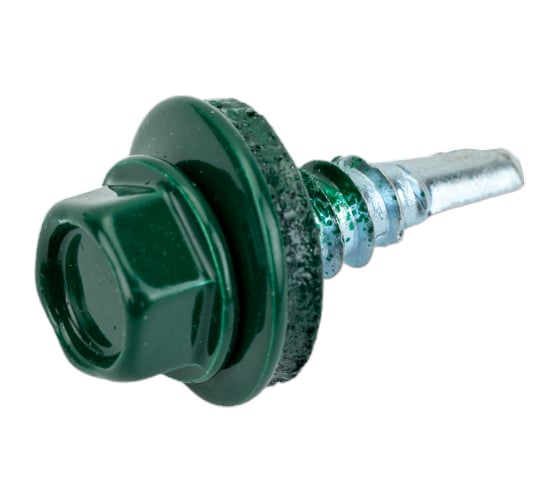 Саморез Невский Крепеж КР RAL 6005 зеленый мох, св., 5,5x19, 32 шт. 931421