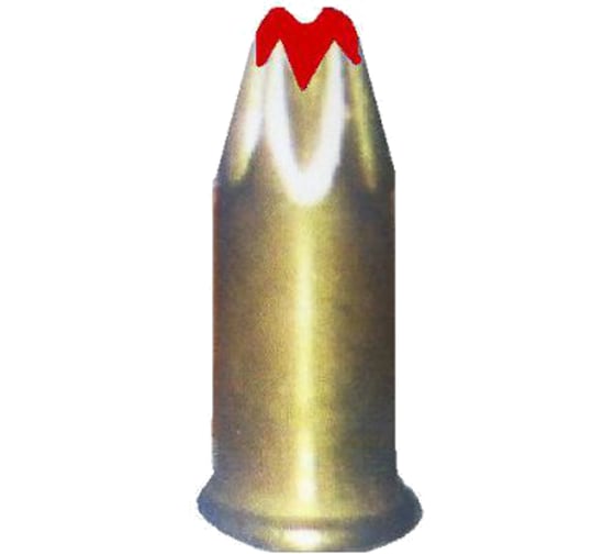 Патрон монтажный (6,8х18 мм; красный) Российский Д-4