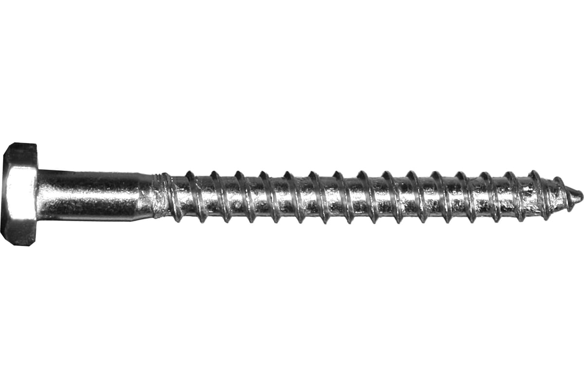 Сантехнический шуруп Невский Крепеж DIN 571, 6x40 4 шт. 802456 ...
