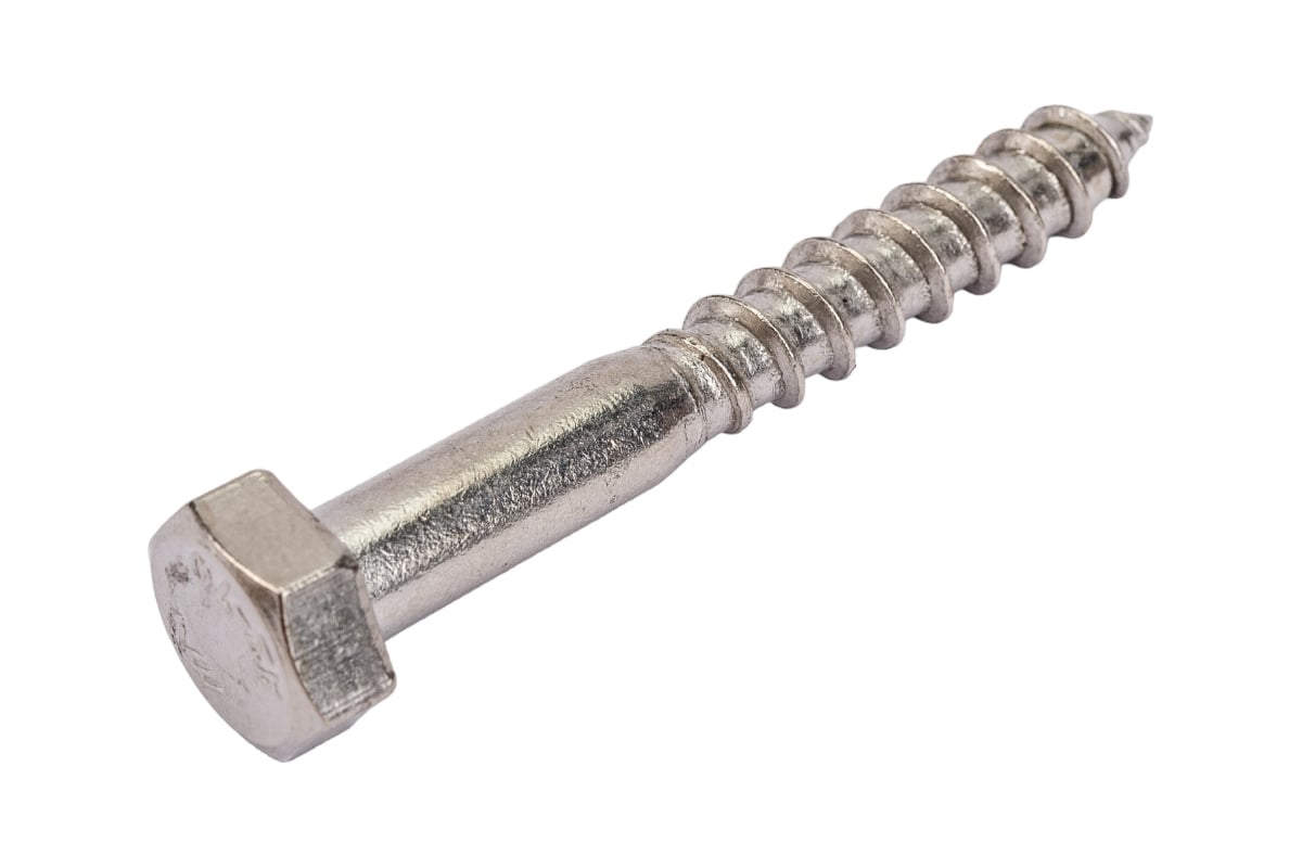 Сантехнический шуруп Невский Крепеж DIN 571, 8x60 нерж. сталь, 2 шт ...