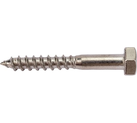 Сантехнический шуруп Невский Крепеж DIN 571, 8x60 нерж. сталь, 2 шт. 822988