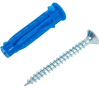 Саморез Невский Крепеж ШУц 3,0x30, потайная головка + дюбель Чапай, 5x25, 100 шт. 812935