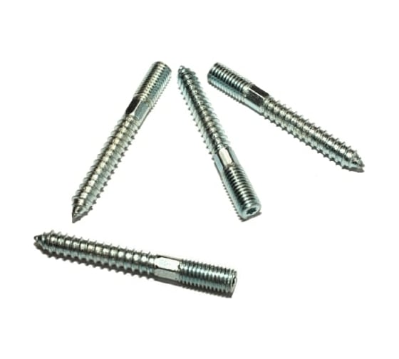 Шуруп-шпилька Rizzel 10x100, цинк, 600 шт. 318454 1