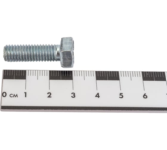 Болт Невский Крепеж DIN 933, с шестигранной головкой, цинк, М8x25 12 шт. 802733