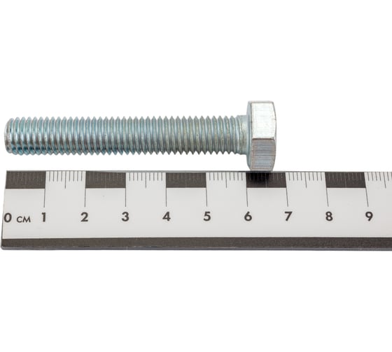 Болт Невский Крепеж DIN 933, с шестигранной головкой, цинк, М10x60 1 кг 830835
