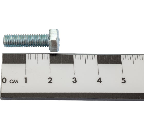 Болт Невский Крепеж DIN 933, с шестигранной головкой, цинк, М6x20 1 кг 830822