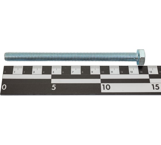Болт Невский Крепеж DIN 933, с шестигранной головкой, цинк, М10x140 1 кг 830840