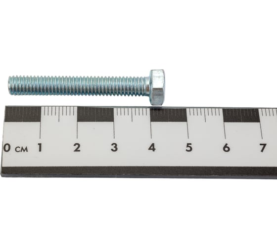 Болт Невский Крепеж DIN 933, с шестигранной головкой, цинк, М6x40 1 кг 830305