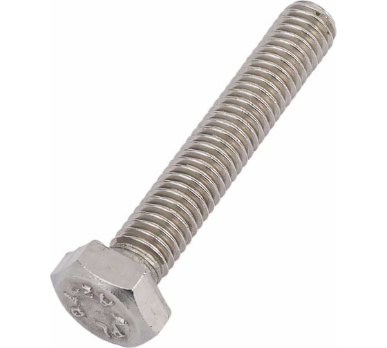 Болт Невский Крепеж DIN 933, с шестигранной головкой, нерж. сталь, М6x35 4 шт. 823068