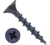 Саморезы черные по гипроку к дереву (100 штук, 4.8х127) ХВАТ 22427-0