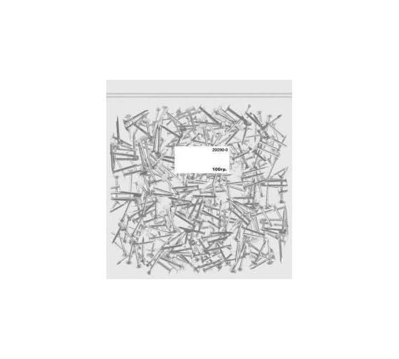 Саморезы ярко-синие для листовых пластин, сверло (100 штук, 4.2 х 16) RAL 5005 ХВАТ 22779-0 1