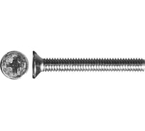 Винт с потайной головкой Невский Крепеж DIN 965 цинк, М6x80, 4 шт. 802771